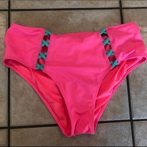Victoria’s Secret M High-Waisted Swim Bottoms